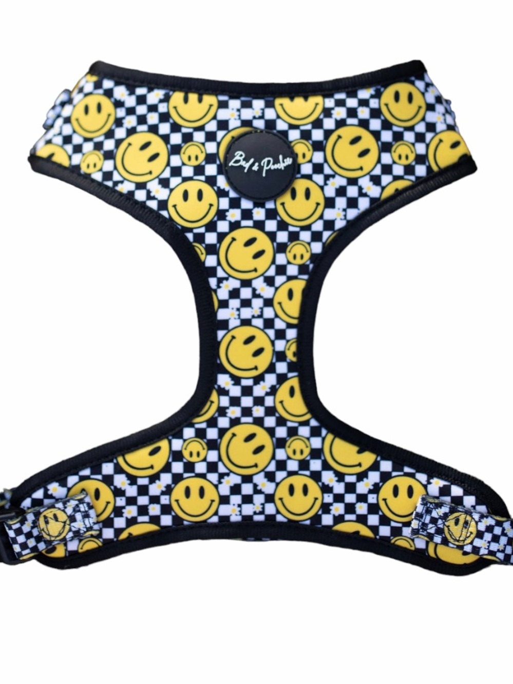 Dog Yellow Smiley Face Harness